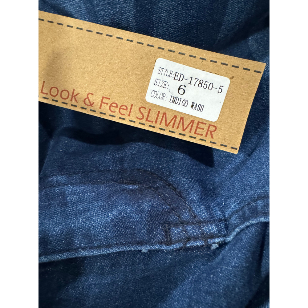 Enjoy Denim Distressed Skinny Jeans in Indigo Wash NWT Sz 16 - Picture 8 of 8